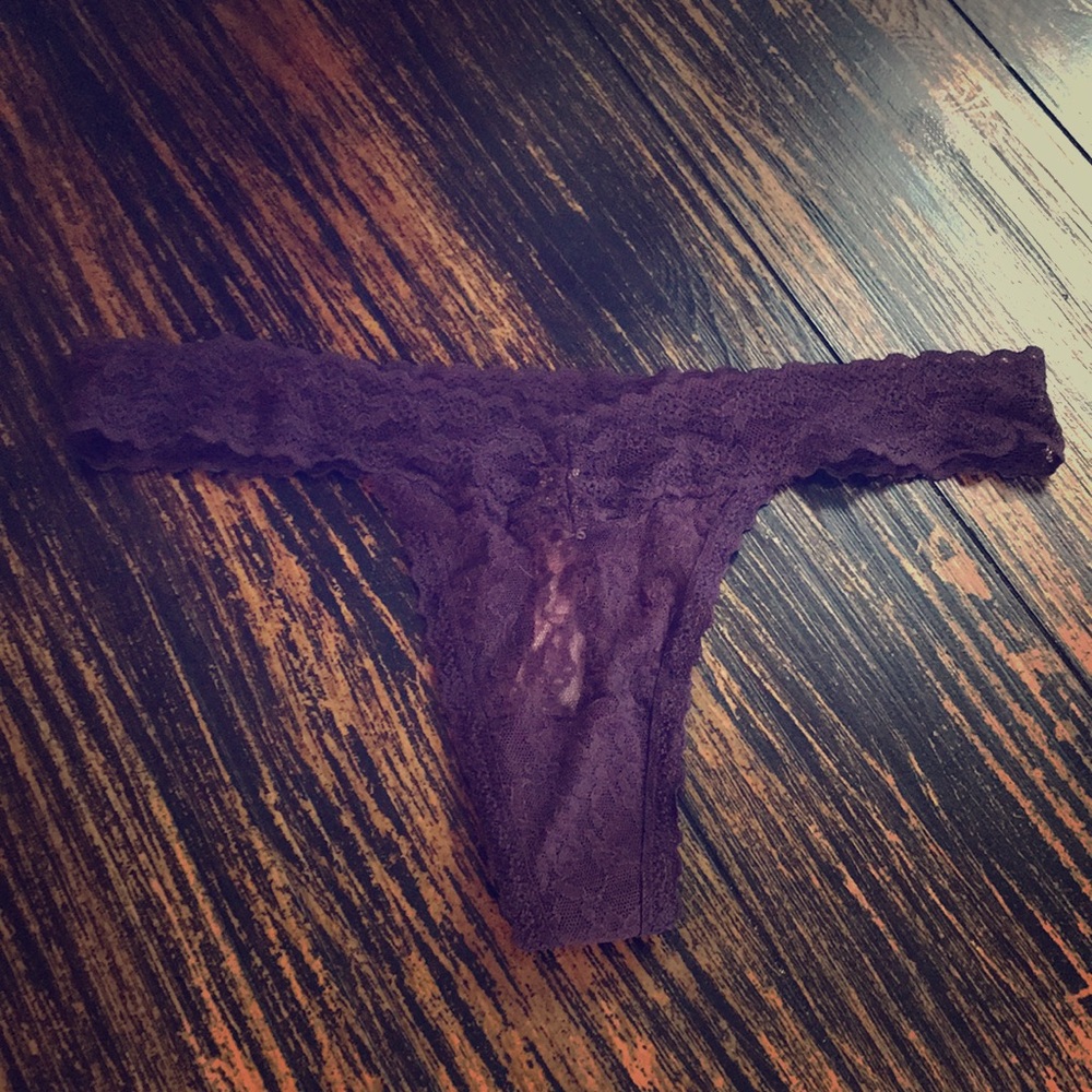 Victoria’s Secret Lacie Thong. Beautiful purple.